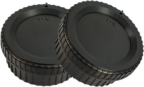 Vista 11 de NIYI Juego de 2 unidades, tapa del cuerpo de la cámara y tapa trasera de lente, compatible con Canon EFEF-S Mount DSLR cubierta protectora de lente
