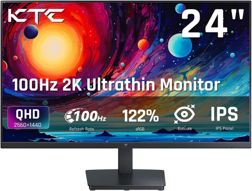 Vista 13 de KTC Monitor de computadora para juegos de 24 pulgadas 144Hz, panel FHD IPS