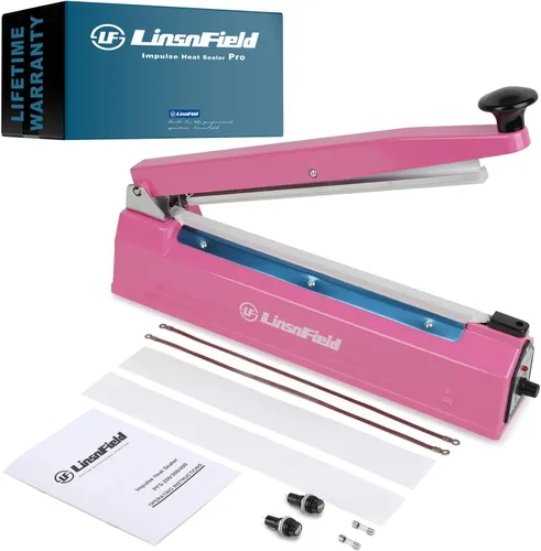 Vista 10 de Sellador Pro, Sellador de calor por impulso patentado de 8 pulgadas, Máquina de sellado de bolsas de polietileno de 2 mm de ancho de sellado, 2 kits