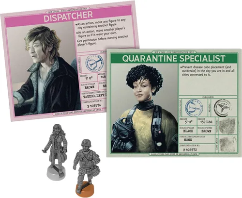 Vista 3 de Juego de mesa Pandemic Edición 10º Aniversario, edición limitada estilo vintage con caja de metal personalizada. Juego cooperativo para niños
