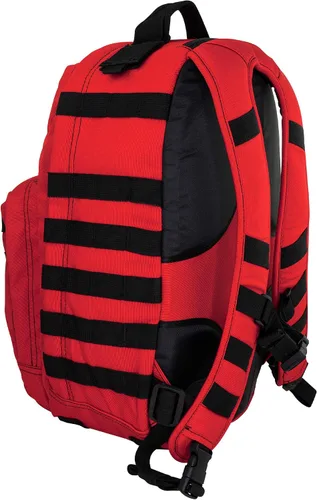 Vista 3 de LINE2design Mochila deportiva militar para trauma de primeros auxilios - bolsa táctica Molle - Rojo