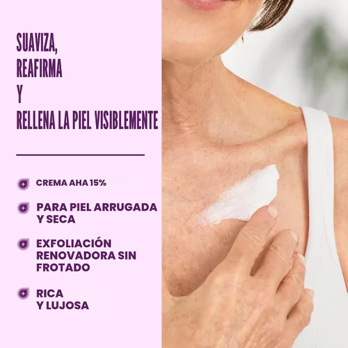 Vista 3 de AmLactin Crema reafirmante de crepé - Crema terapéutica para tensar la piel para el cuerpo - Exfoliante e hidratante sin arrugas, cuidado de la piel