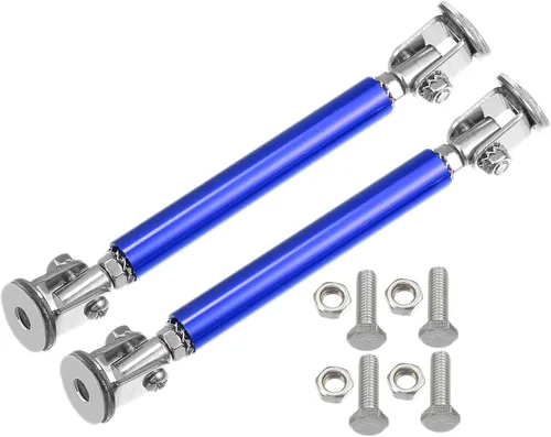 Vista 10 de ACROPIX Barra de sujeción universal de aleación de aluminio ajustable de 3 a 5 pulgadas (2.953 in) para parachoques delantero de coche, barra