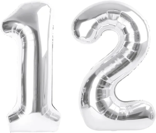 Vista 449 de Globos con números de 40 pulgadas, color negro, para decoraciones de cumpleaños de 10 a 100 años Jumbo 40In & Vibrant Color, With Hanging Holes