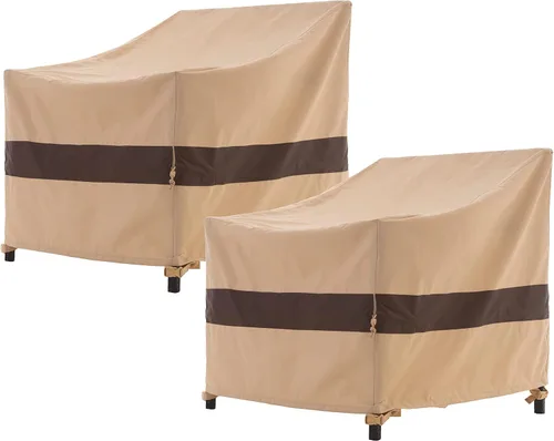 Vista 14 de WJ-X3 Funda Apilable para Silla de Patio, Resistente, Resistente al Viento e Impermeable, Fundas para Sillas de Patio al Aire Libre, 28A x 36P x