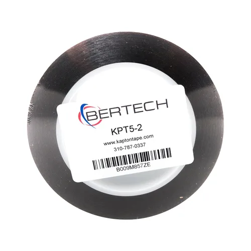 Vista 6 de Bertech Cinta Kapton de alta temperatura, ámbar 0.25 pulgadas