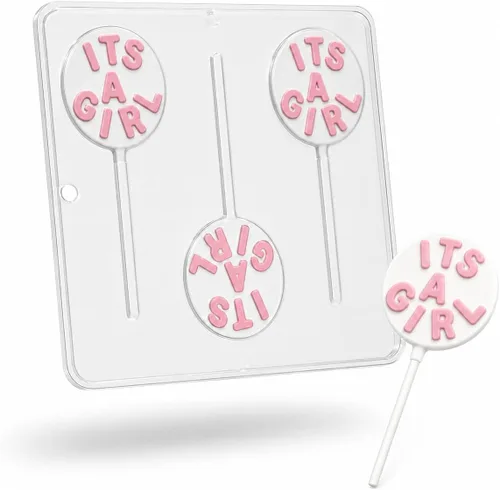 Vista 6 de It's a Girl Chocolate Candy Mold Baby Shower 692