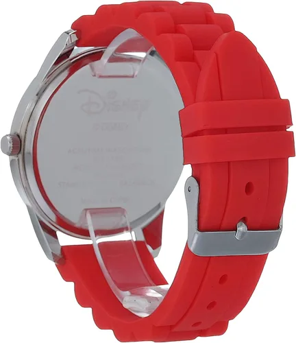 Vista 5 de Disney Collection - Juego de 2 relojes para él y ella Rojo Movimiento de cuarzo
