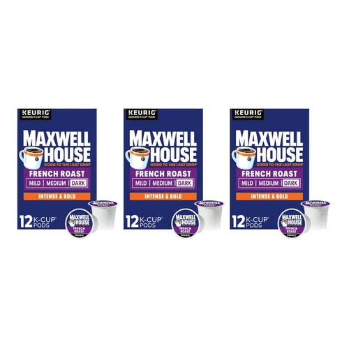 Vista 14 de Maxwell House Blend Descafeinado - Cápsulas de café K-Cup de tostado medio, mezcla de la casa (Caja de 84 cápsulas)