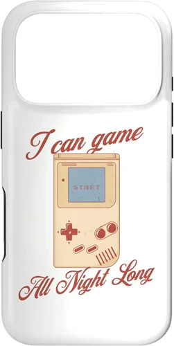 Vista 30 de I Can Game All Night Long Retro Handheld Gamer Case for iPhone 16