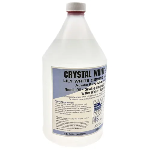 Vista 2 de Lily White/Crystal Clear - Aceite para máquina de coser - 1 galón