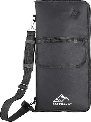 Vista 9 de EASTROCK - Bolsa para baquetas de tambor de 18.9 x 23.2 pulgadas, gran capacidad para baquetas, soporte para palos con una llave de tambor, gancho