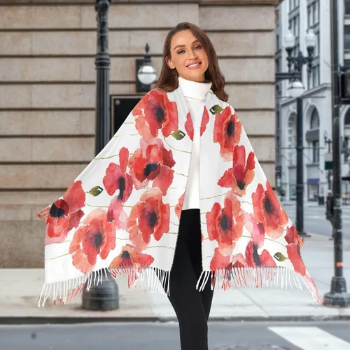 Vista 6 de Womens Scarf Pashmina Shawl Wraps Large Winter Long Warm Scarfs for Women