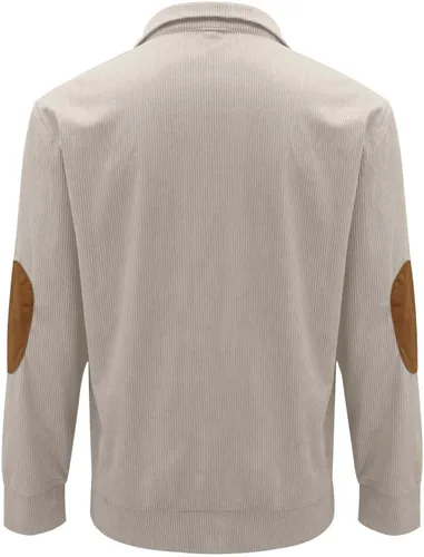Vista 5 de Comigeewa Sudadera con capucha para hombre cuello alto botones Color Patchwork sudaderas manga larga ropa deportiva holgada