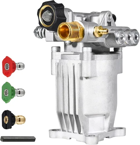 Vista 9 de TOOLCY Bomba de lavado a presión 3/4" eje horizontal, 2600-3300 PSI @ 2.5 GPM
