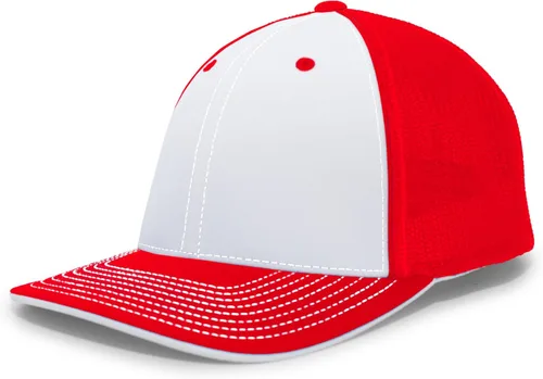 Vista 60 de Pacific Headwear Gorra unisex Pacific Headwear Trucker Flexfit® para adultos Grafito/Negro/Negro