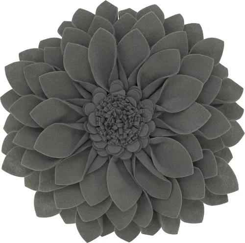 Vista 12 de SARO LIFESTYLE Almohada de fieltro en forma de flor