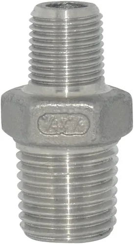 Vista 24 de 1/4" macho NPT a 1/8" hembra NPT hembra reductor/reductor buje de tubería, adaptador, buje hexagonal SS 304 de acero inoxidable