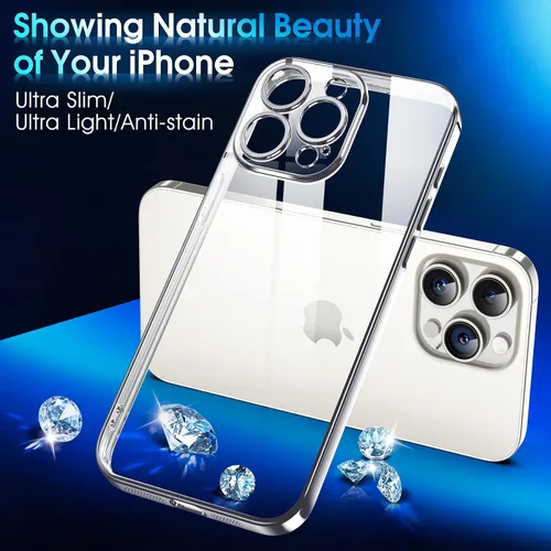Vista 535 de Supdeal Funda cristalina transparente para iPhone 11, [No se amarillea] [Protección de la cámara] [Probado contra caídas de grado militar] Funda