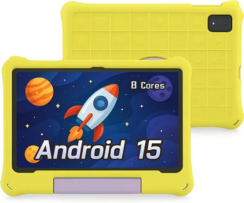 Vista 7 de Tablet para niños de 10 pulgadas, Android 15 Tablets para niños de 3 a 12 años, control parental, aplicaciones para niños precargadas, Octa-Core