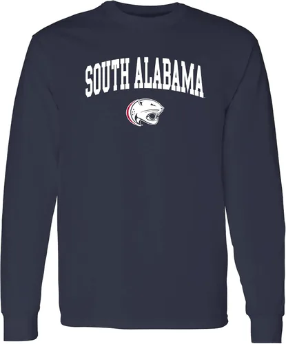 Vista 91 de NCAA oficial de College – University Team Color Arco Logo Manga Larga