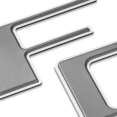 Vista 8 de EyeCatcher Insertos de letras para portón trasero compatibles con accesorios Frontier 2022-2026 (carbón y blanco)