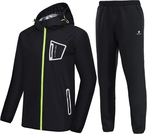 Vista 12 de HOTSUIT Sauna Suit Men Anti Rip Boxing Sweat Suits Exercise Workout Jacket