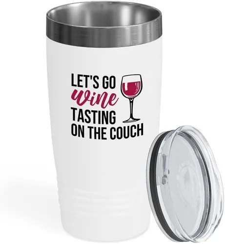 Vista 18 de Vaso vikingo edición negra para amantes del vino, 20 onzas, cualquier amigo del vino es un amigo del vino, cerveza casera y vino barman amantes