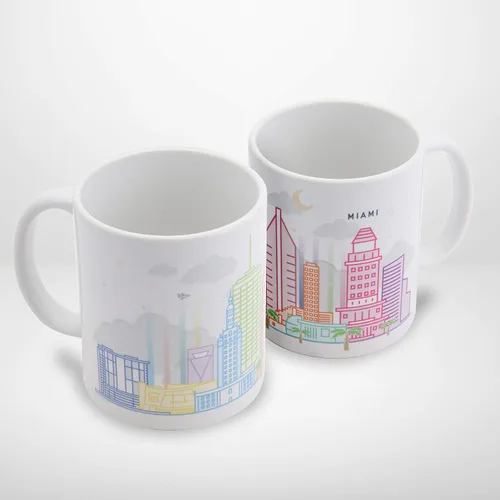 Vista 11 de Vastigo Taza de café Austin – Taza de cerámica de recuerdo de 11 onzas con caja de regalo – Taza de viaje City Skyline – Apto para lavavajillas