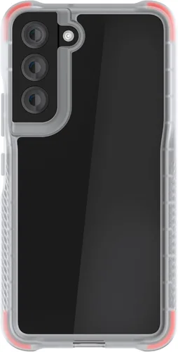 Vista 127 de Ghostek COVERT - Funda rosa para Galaxy Z Flip 4 para mujeres y niñas, protección completa de bisagra y parte trasera transparente, duradera