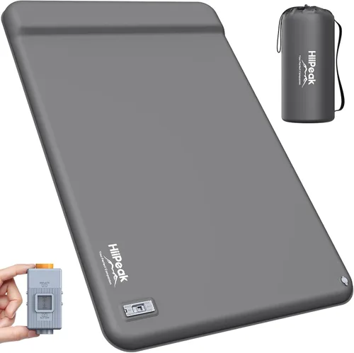Vista 11 de HiiPeak Memory Sleeping Pad, Compact 3" Thick Foam Sleeping Mats with Pillow, 9.5 R-Value Insulated Camping Mattress Pad, Easy Inflate & Deflate