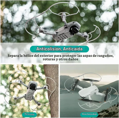 Vista 8 de Mini protector de hélice 4K para hélice DJI Dron, accesorios de seguridad para DJI Mini 4K / Mini 2 SE Propellers Protector Dron Accesorios
