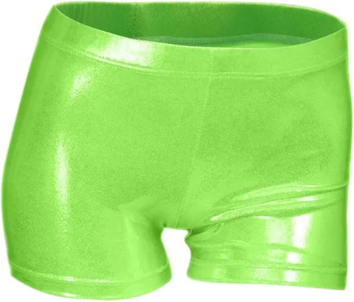 Vista 2 de Aosva 2 pantalones cortos de gimnasia para niñas de 2 a 14 años