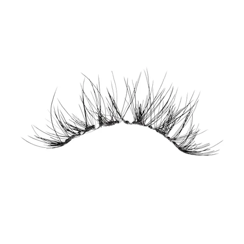 Vista 7 de KISS Sister Nature - Pestañas postizas 'Dawn', 0.472 in, cabello 100% natural, caja de papel reciclable, impresa con tinta de soja, libre