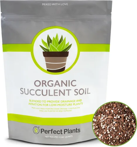 Vista 8 de Mezcla de tierra para suculentas y cactus de Perfect Plants (1QT)