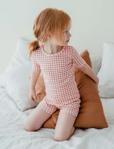 Vista 195 de AVAUMA Conjunto de pijama de algodón para bebés y niñas de 6 meses a 7 años