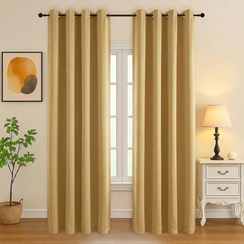 Vista 121 de Simplebrand Juego de 2 paneles de cenefa aguamarina para ventana de cocina de 14 pulgadas de largo, cortinas de oscurecimiento de habitación