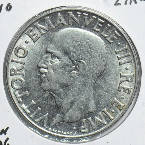 Vista 2 de Moneda Coleccionable Italia 1940 Lira Eagle animal 198129