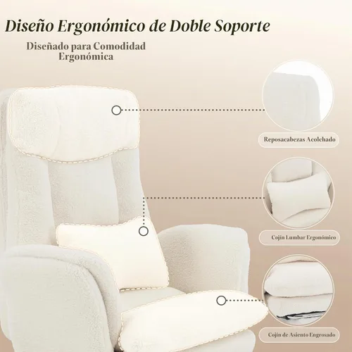 Vista 8 de Silla de oficina entrecruzada, reposabrazos abatibles para mascotas y patas Blanco
