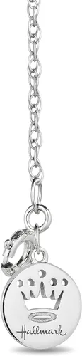 Vista 4 de Love Will Keep Us Close MAMA - Collar con colgante en plata de ley con diamantes, Metal, diamante blanco