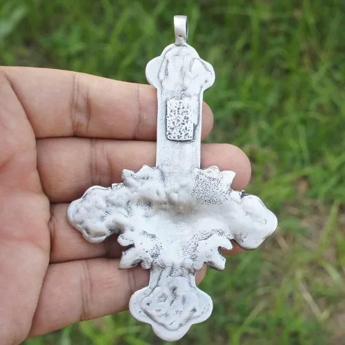 Vista 7 de Lucifer Baphomet LAVEYAN Demon Skull Surtur Ragnarok Cosplay Punk Gothic Rock Heavy-Metal Biker Surfer Skater Tribal Jewelry Protection Amuleto