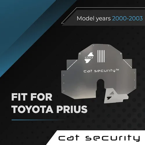 Vista 2 de Cat Security™ - Protector de protección de convertidor catalítico, se adapta - Toyota Prius 2000-2003