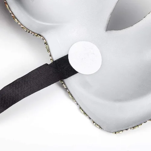 Vista 5 de Campsis Máscaras de gato Kabuki de animales, máscara de máscaras negras para Halloween, disfraz veneciano, máscaras de fiesta para mujeres y niñas