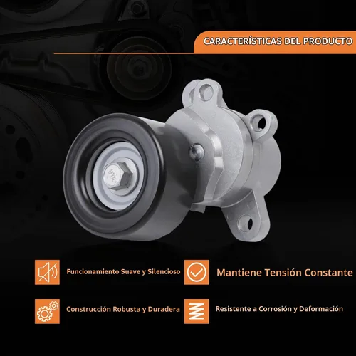 Vista 4 de Tensor automático de correa con polea 39155, para Nissan Altima (3.5L V6 solamente) 2007-2012, para Maxima Murano 2009-2014, para Quest 2011-2012