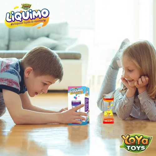 Vista 6 de YoYa Toys Liquimo - Liquid Motion Bubbler - Paquete de 3 - Juguete sensorial fidget de escritorio para niños y adultos - Tubos relajantes