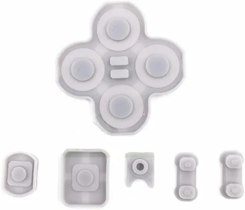 Vista 3 de Botón de repuesto para llave izquierda derecha A-B D-Pad Start Select goma conductora de silicona para interruptor NS Joy-Con
