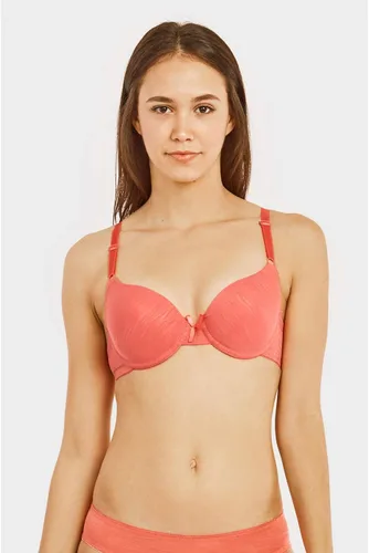 Vista 4 de MaMia - Sostenes de encaje push up de copa entera para mujer (6 unidades), 32B