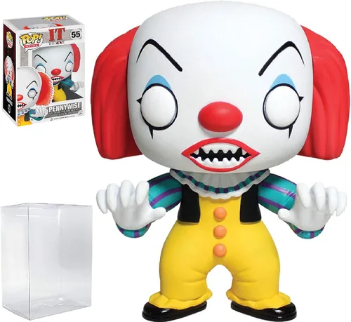 Vista 5 de POP Stephen King's It - Pennywise Clown Funko Pop! Figura de vinilo (con funda protectora compatible con POP Box), 3.75 pulgadas