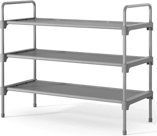 Vista 8 de Kitsure Zapatero para armario, estante de zapatos resistente y duradero, zapatero para entrada, organizador de zapatos personalizado de bricolaje