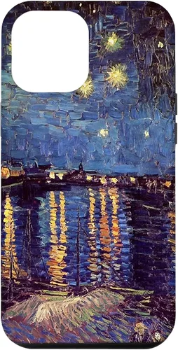 Vista 30 de Starry Night Over The Rhone, Vincent Van Gogh. Funda para iPhone 17